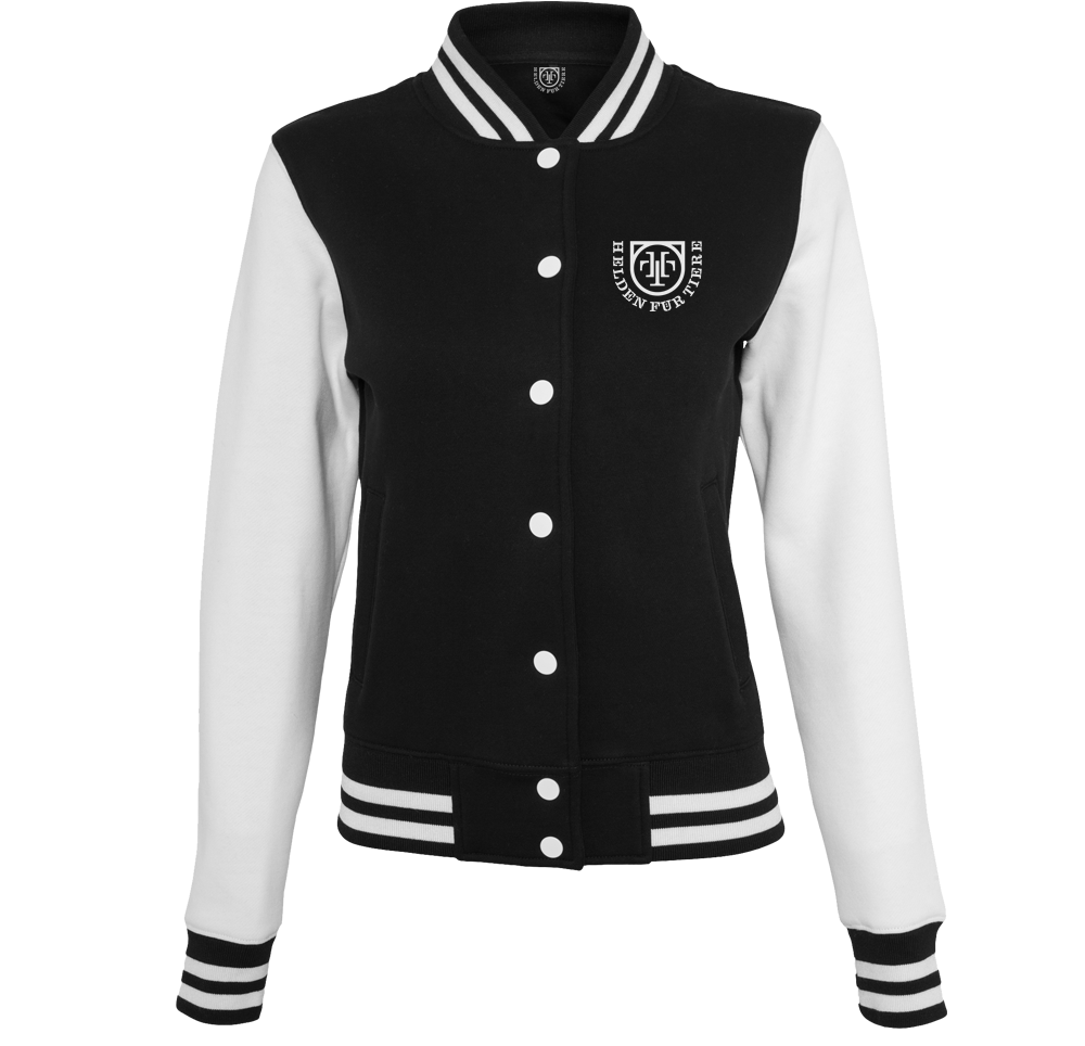 HFT Ladies College Jacke Logo (black/white)