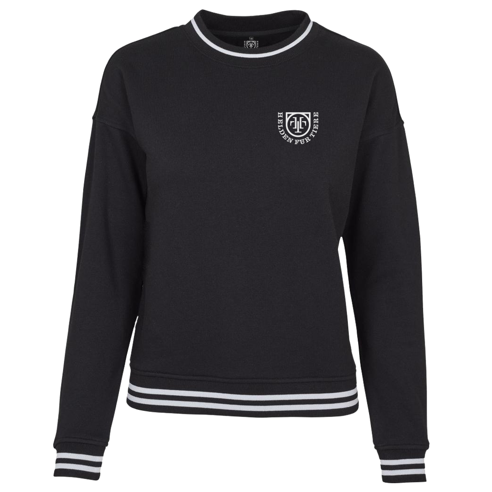 HFT Ladies College Sweater Logo (black)